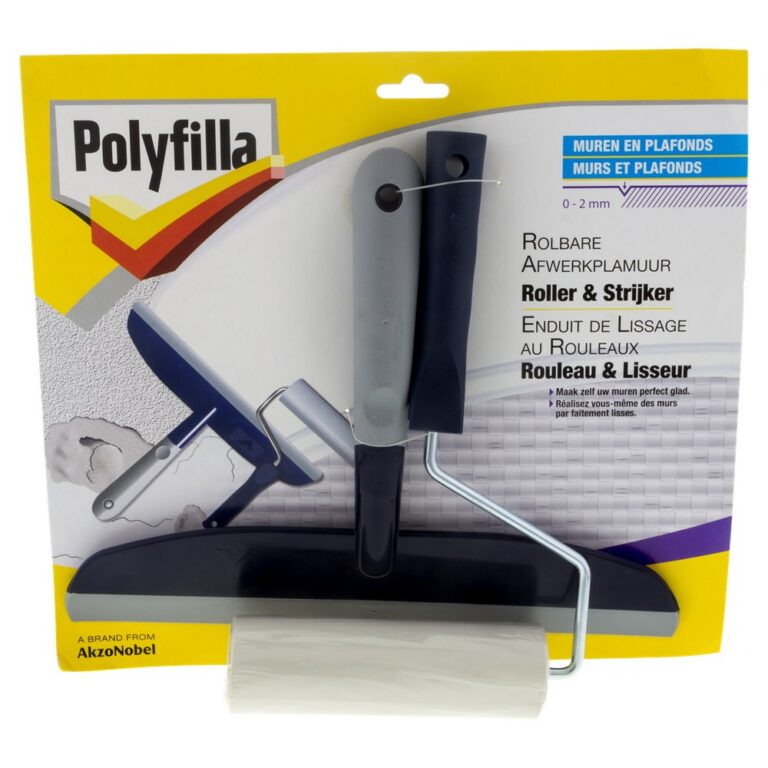 Rolbare Afwerkplamuur Roller & Strijker